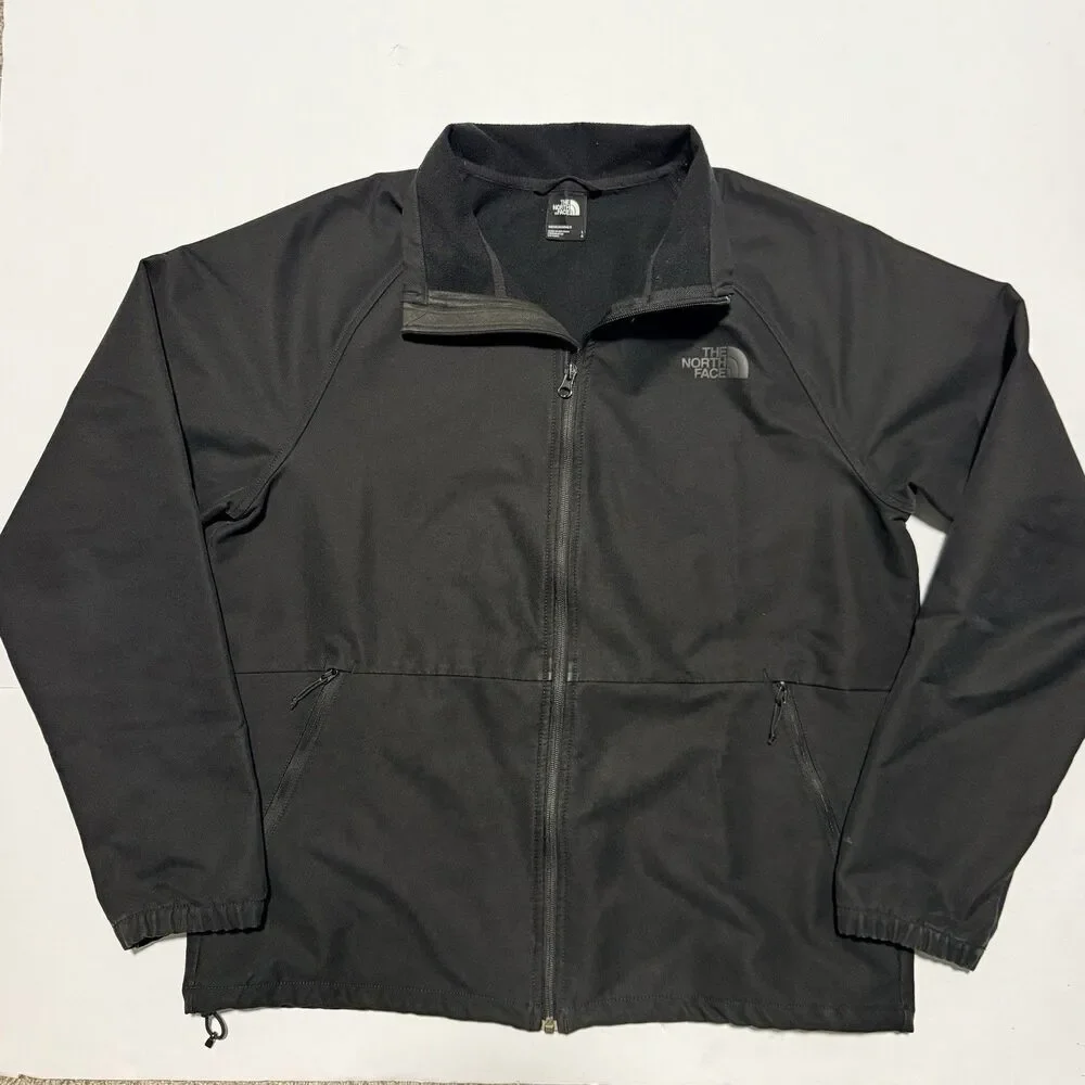 The North Face Full Zip Hooded Windwall Soft Shell Jacket Mens Large